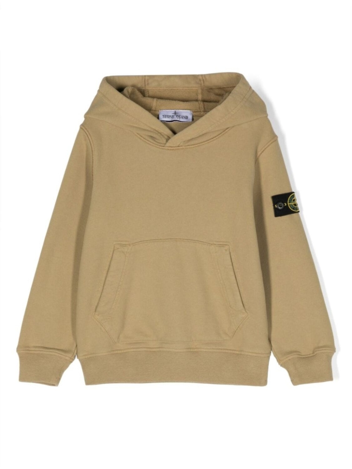 

Stone Island Junior худи с нашивкой Compass, зеленый