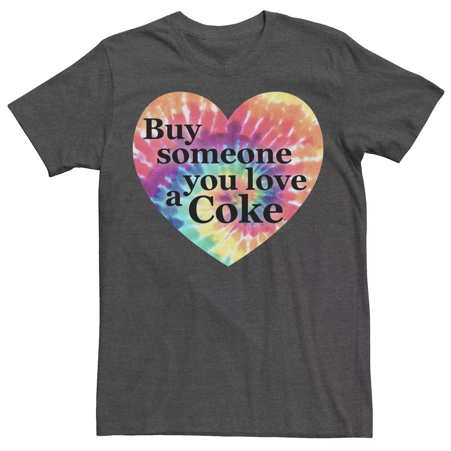 Coca-Cola Pride для взрослых: купите тому, кого вы любите, футболку с  сердечком Coke Tie Dye Licensed Character – заказать с доставкой из-за  рубежа через онлайн-сервис «CDEK.Shopping»