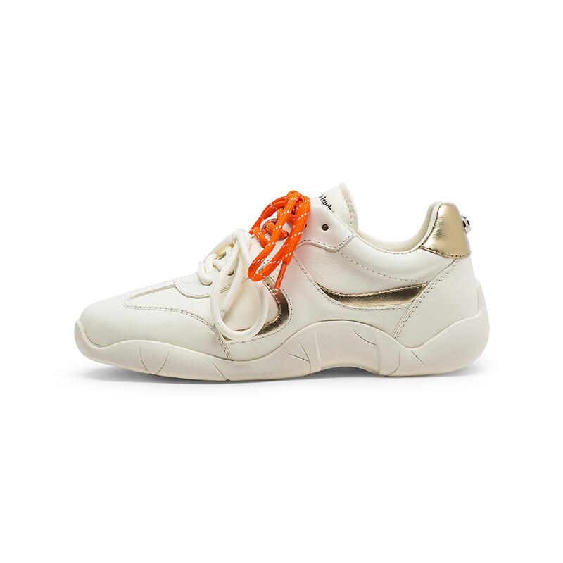 

Кроссовки для образа жизни Женские низкие Coup De Foudre, цвет Off White/Gold