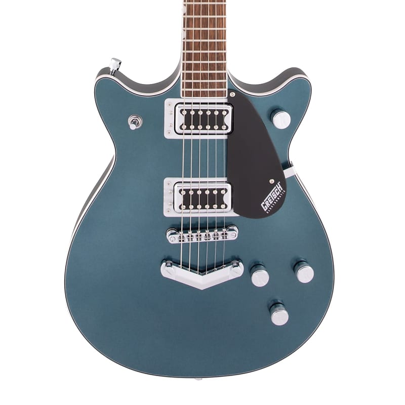 

Электрогитара Gretsch G5222 Electromatic Double Jet BT V-Stoptail Jade Grey Metallic