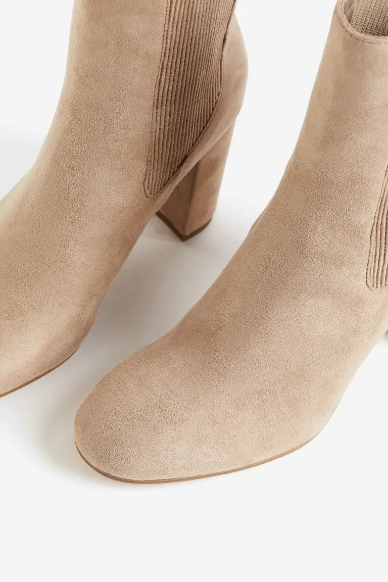 

Ботинки челси на каблуке H&M, бежевый