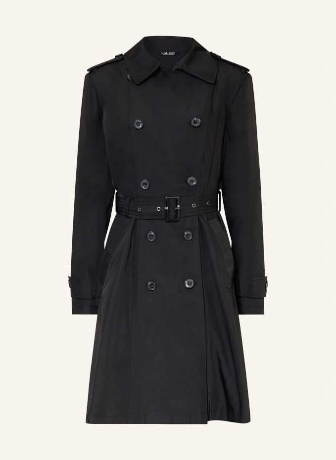 

Тренч Lauren Ralph Lauren, черный