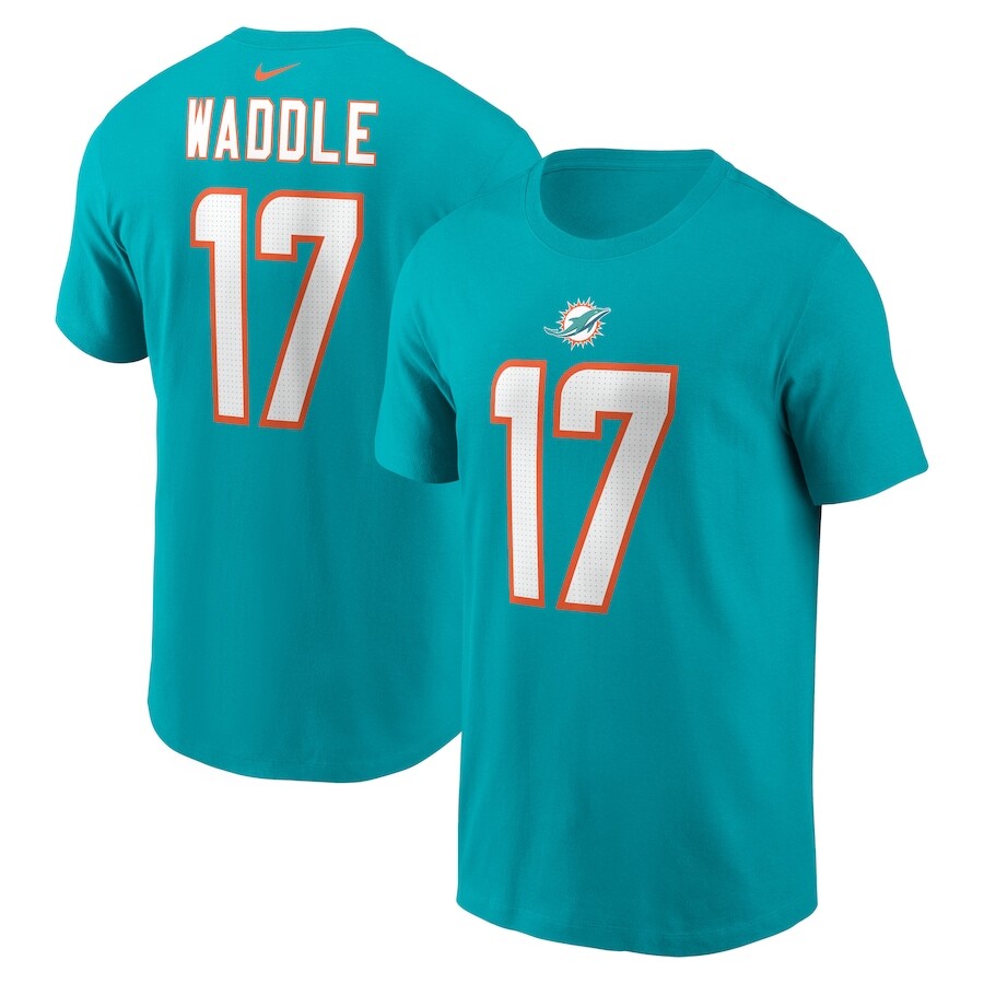 

Футболка с именем и номером Nike Miami Dolphins, аква