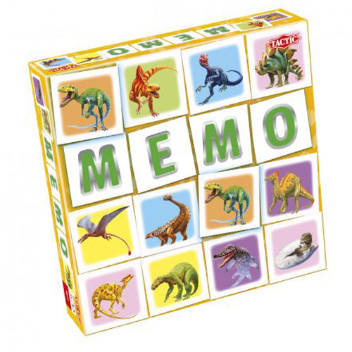 Настольная игра Memo Dinosaur Tactic Games настольная игра tactic games румми подарочное издание арт 02324n