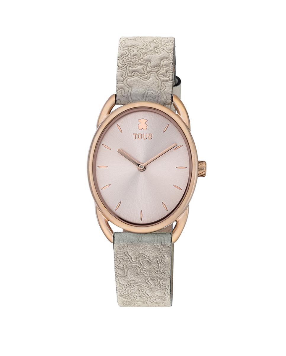 цена Аналоговые женские часы Dai с бежевым кожаным ремешком Kaos Tous