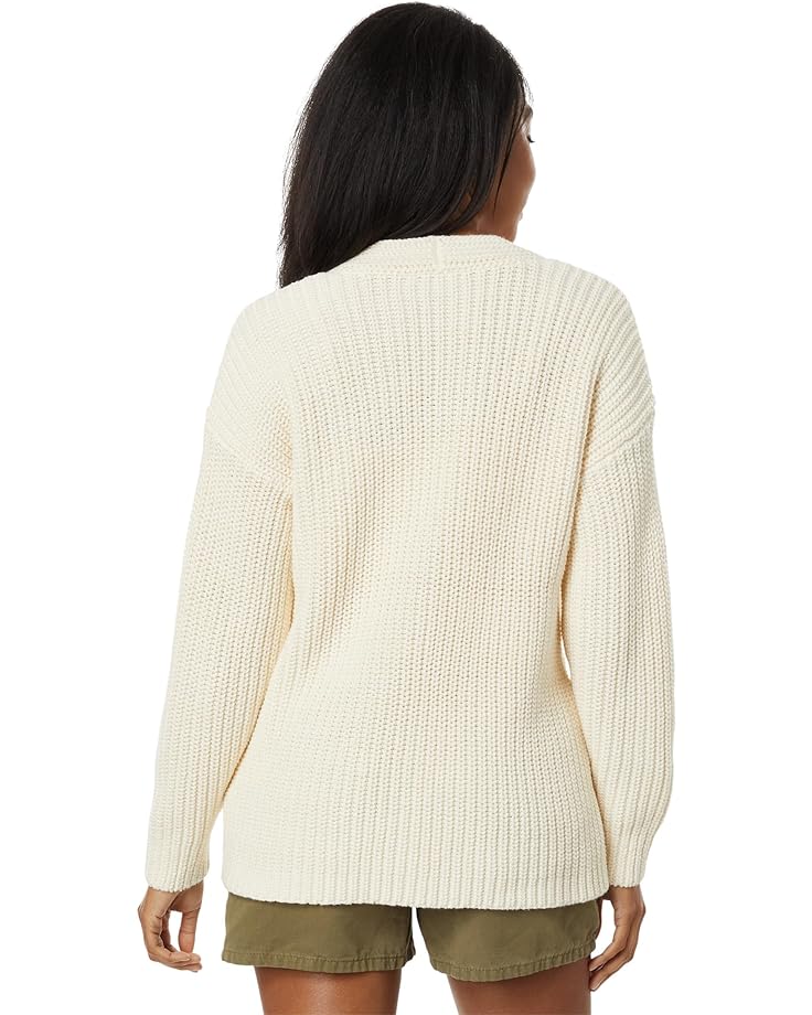 Свитер Madewell Textural-Stitch V-Neck Cardigan Sweater, цвет Antique Cream