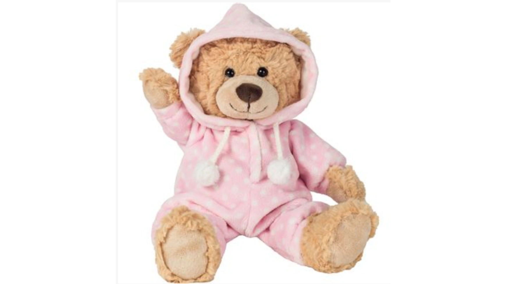 цена Пижамный мишка розовый 30 см Teddy-Hermann