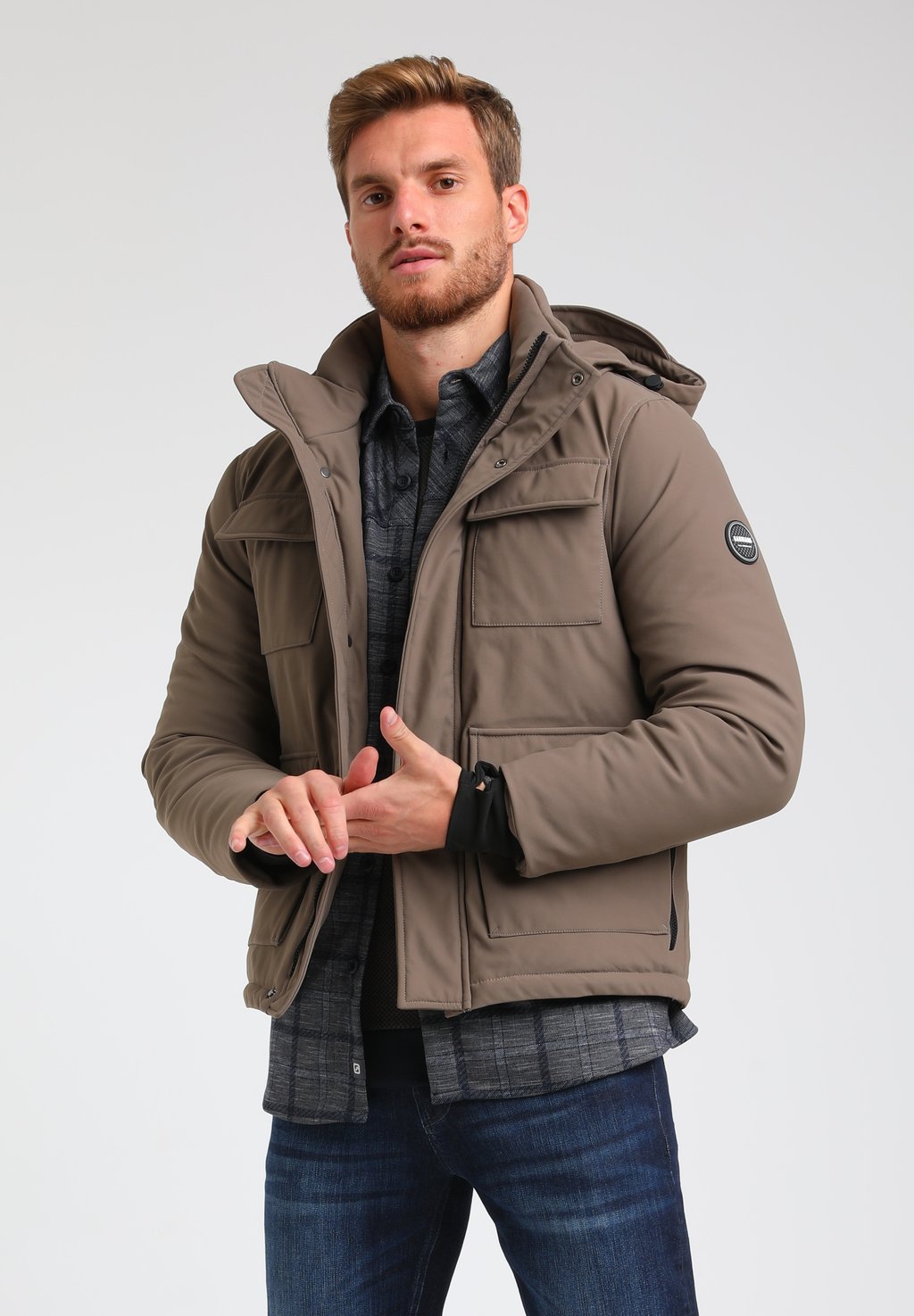 Зимняя куртка Gabbiano, темно-тауповый зимняя куртка gabbiano цвет navy