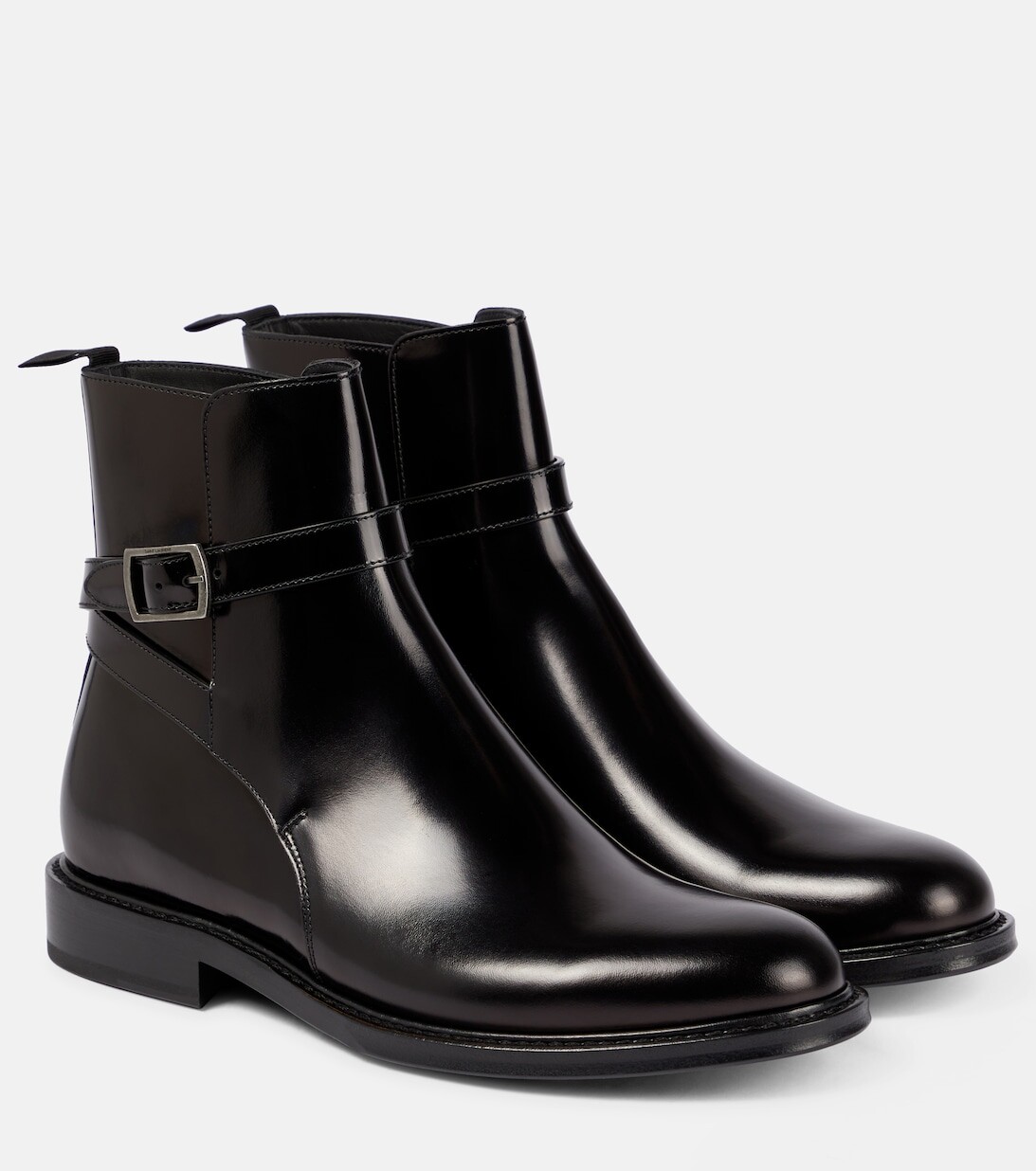

Кожаные ботильоны Army 20 Saint Laurent, черный