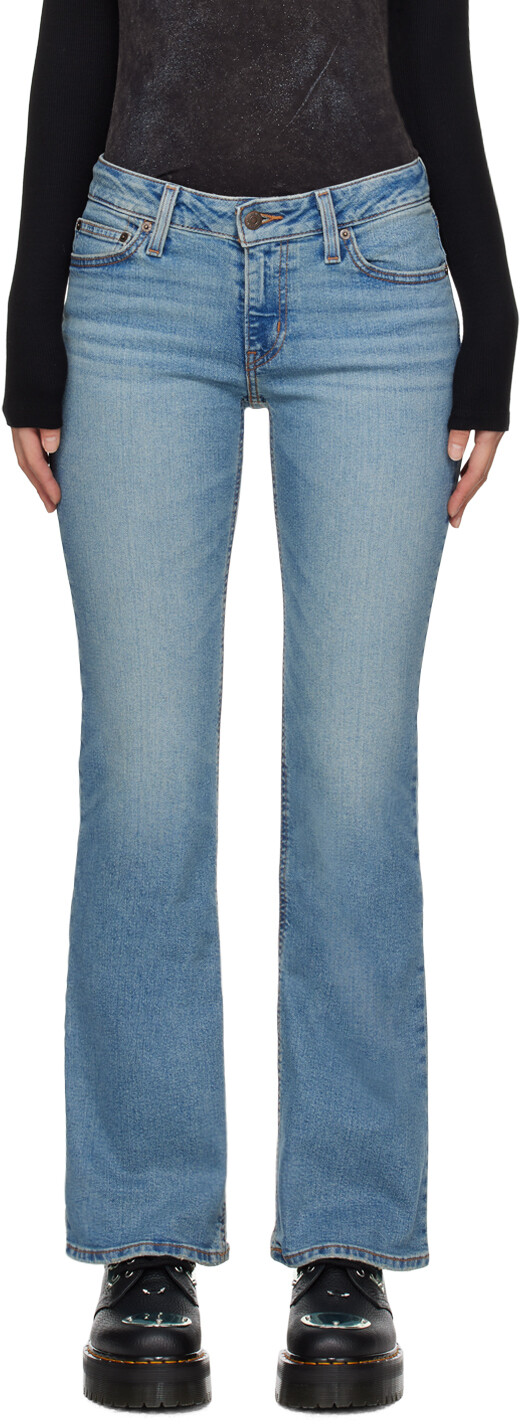 

Синие джинсы Superlow Bootcut Levi'S, цвет Hydrologic
