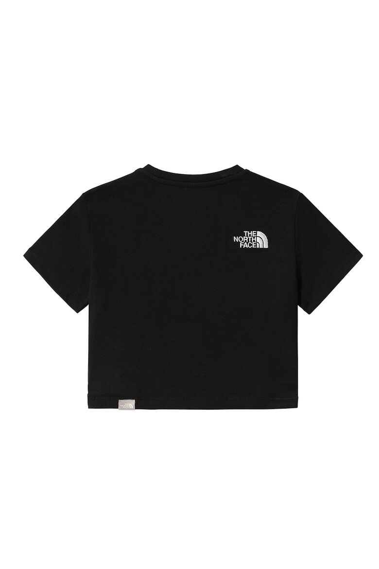 

Короткая футболка с логотипом The North Face, черный