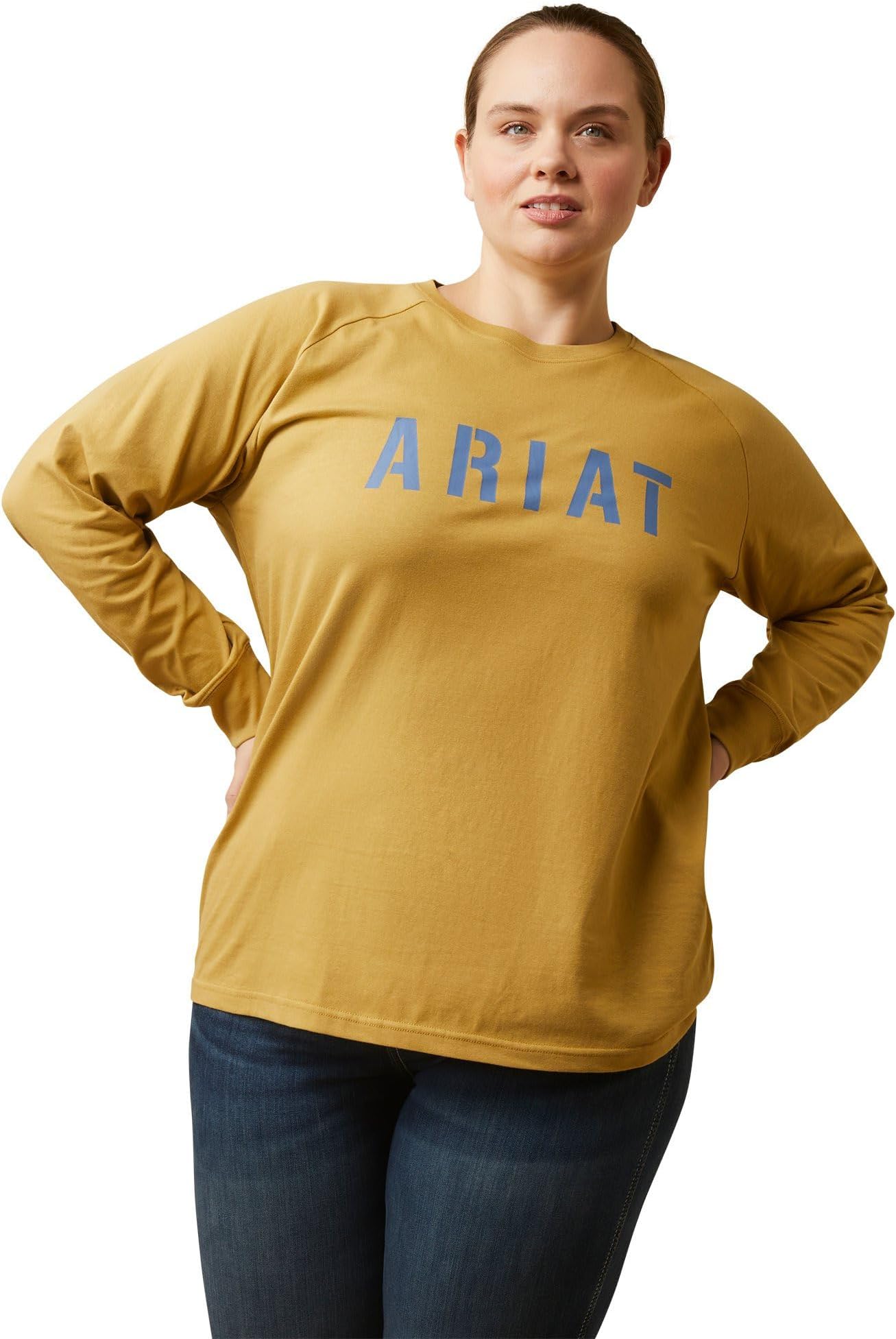 Хлопковая футболка Rebar Strong Block Ariat, цвет Antelope antelope 3 0