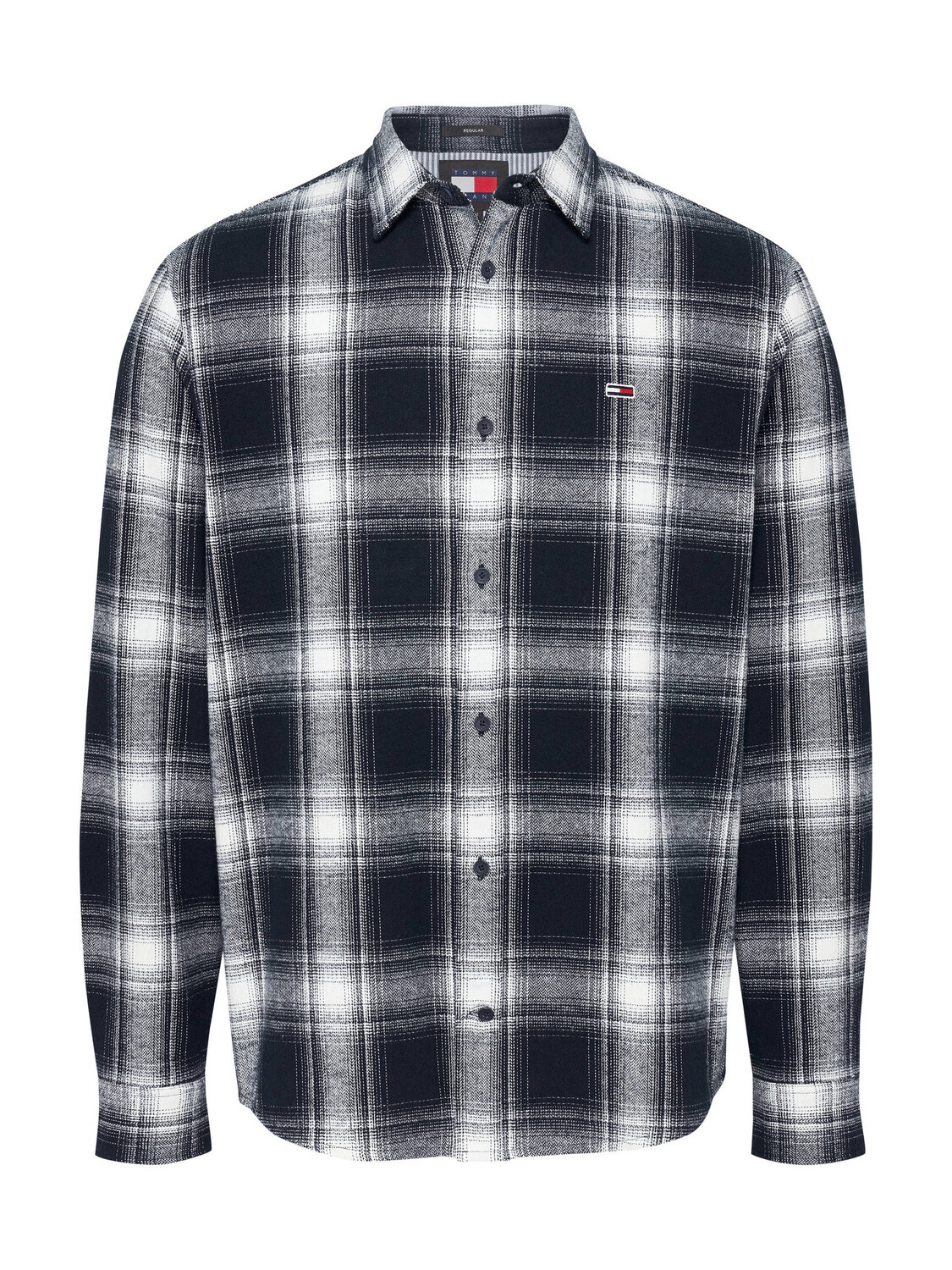 

Фланелевая рубашка свободного кроя Tommy Jeans, синий