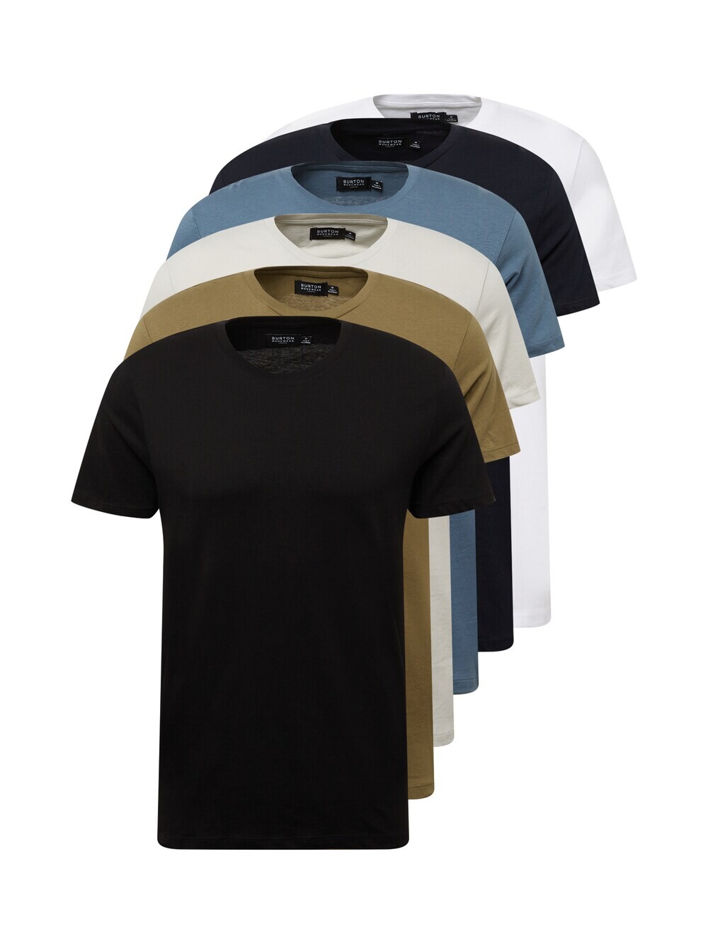

Футболка BURTON MENSWEAR LONDON, пыльный синий/черный/белый