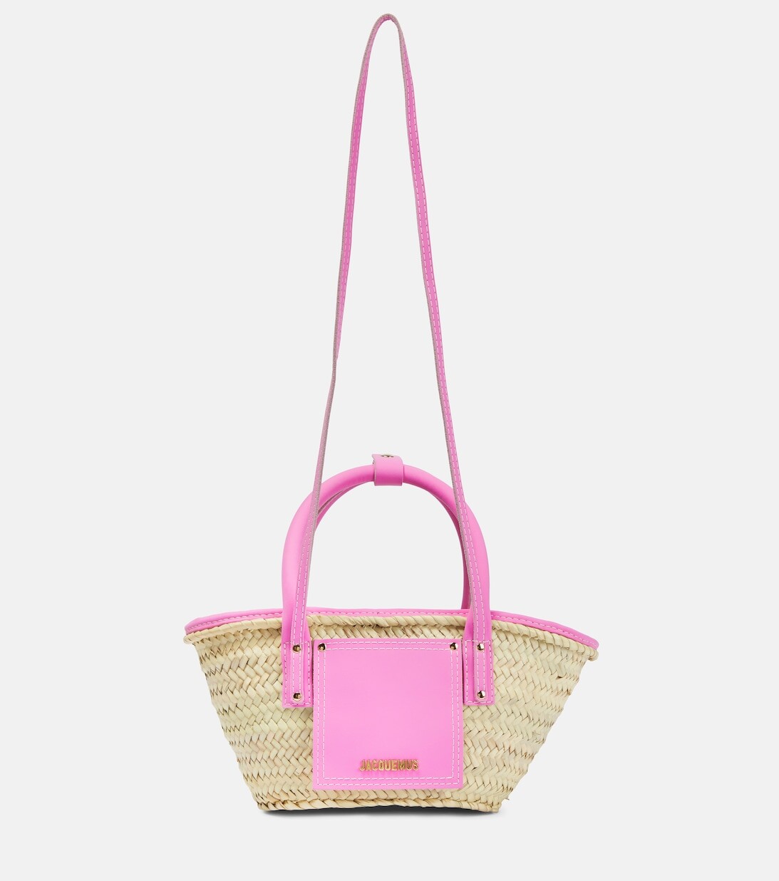 

Плетеная сумка-тоут Le Panier Jacquemus, бежевый