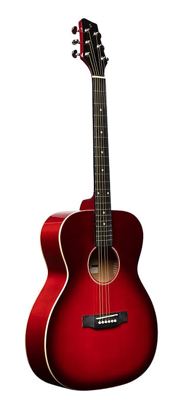 Акустическая гитара Stagg Auditorium Acoustic Guitar - Transparent Red - SA35 A-TR акустическая гитара stagg sa35 ds n