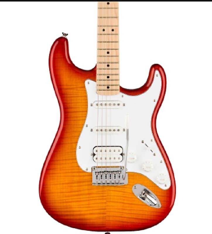 

Электрогитара Squier Affinity Series Stratocaster FMT HSS Maple Fingerboard Electric Guitar Sunburst