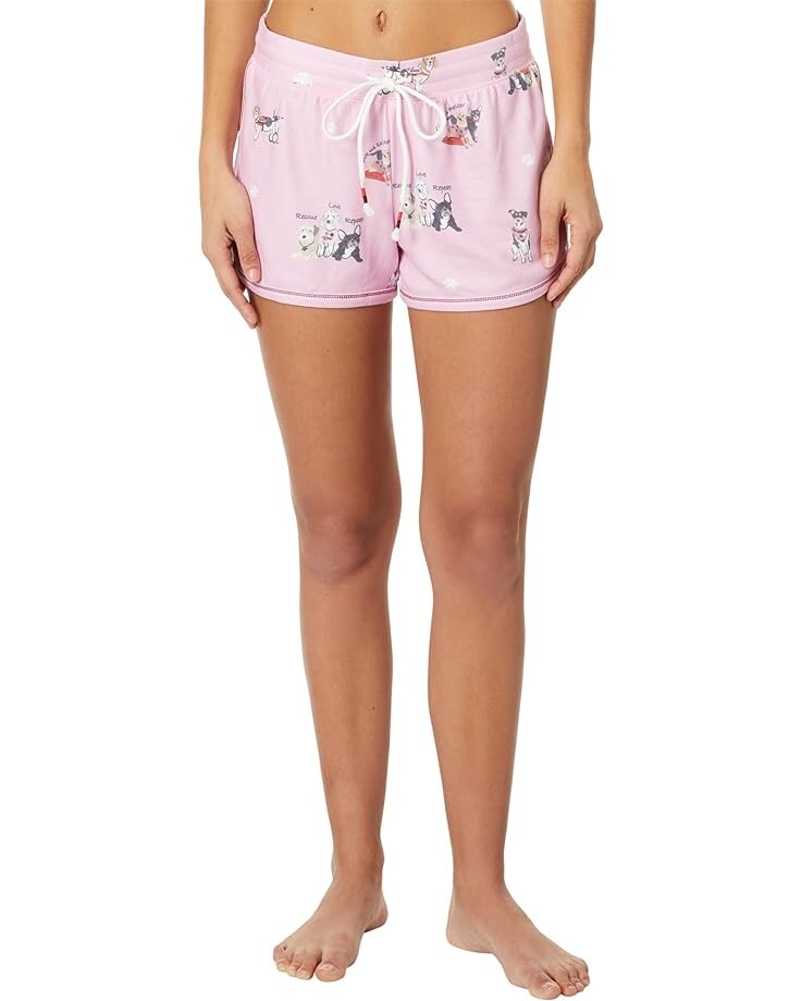 

Шорты P.J. Salvage Rescues Are My Favorite Breed Shorts, розовый