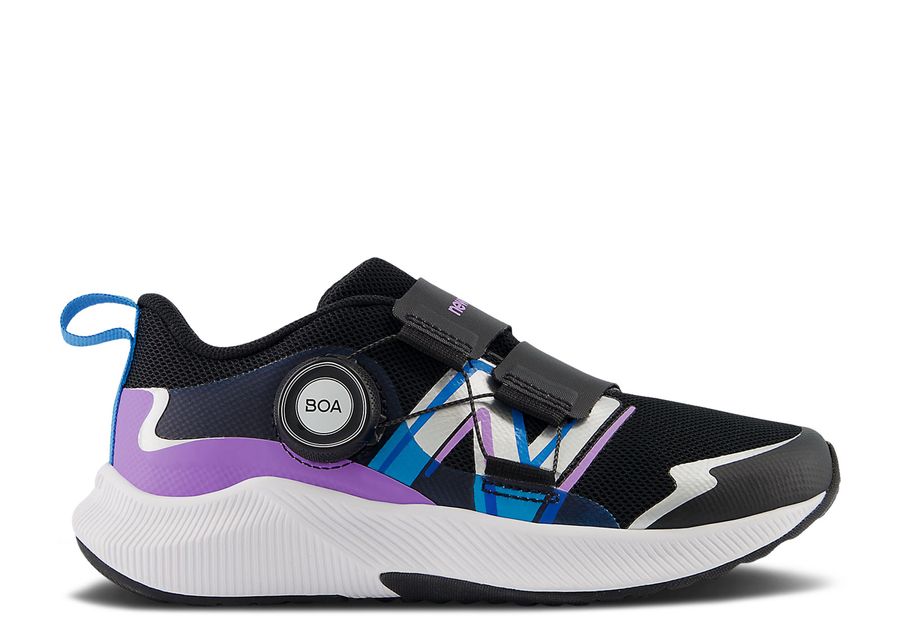 

Кроссовки New Balance Dynasoft Reveal V4 Boa Little Kid Wide 'Black Purple Fade', черный