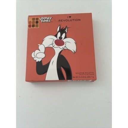 I Heart Revolution Looney Tunes Sylvester Палитра теней 9 оттенков, Revolution Beauty