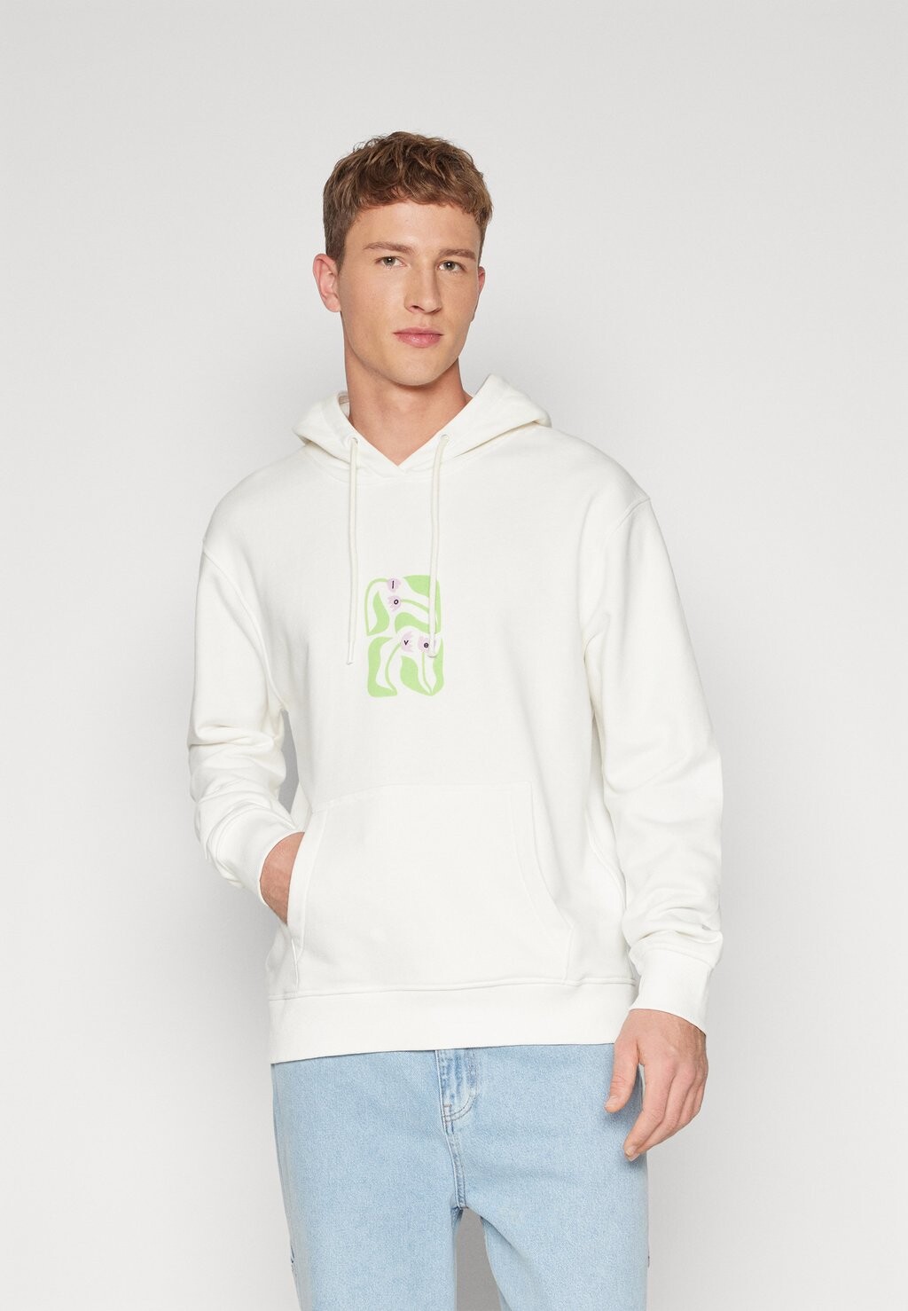 

Толстовка ABSTRACT FLOWER HOODIE TERRY Pier One, белый