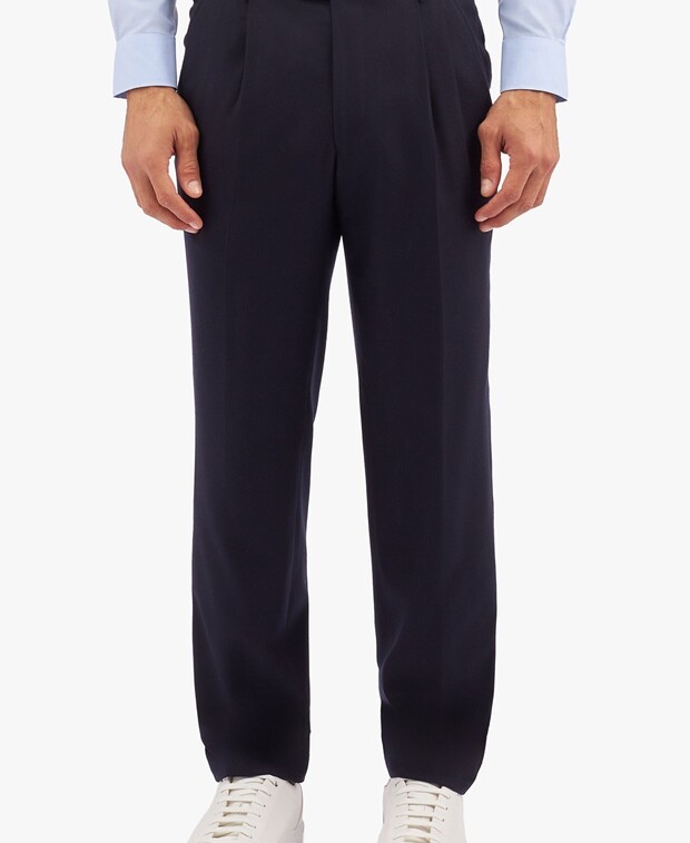 

Шерстяные брюки Brooks Brothers, синий