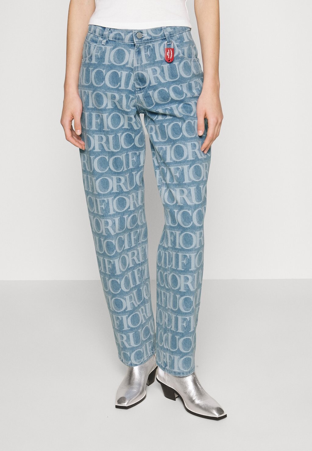 

Джинсы свободного кроя Fiorucci, синий