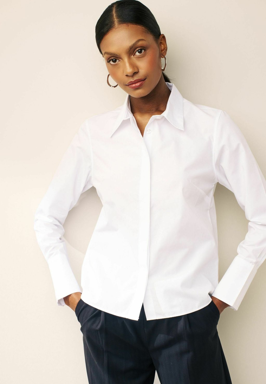 Блузка-рубашка REGULAR FIT Next, цвет white