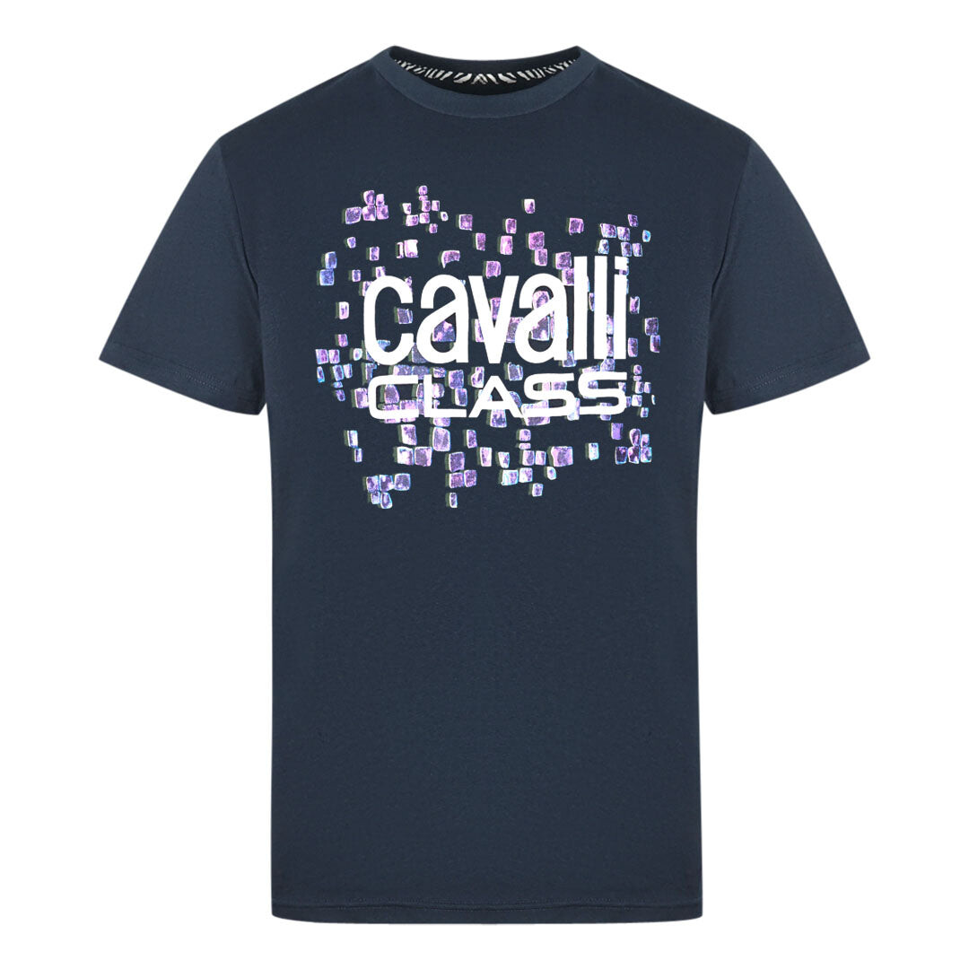 

Рубашка с логотипом scales Cavalli Class, синий