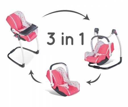 Кресло-трансформер Smoby для малышей, розовый детское кресло для школьника ergo 1