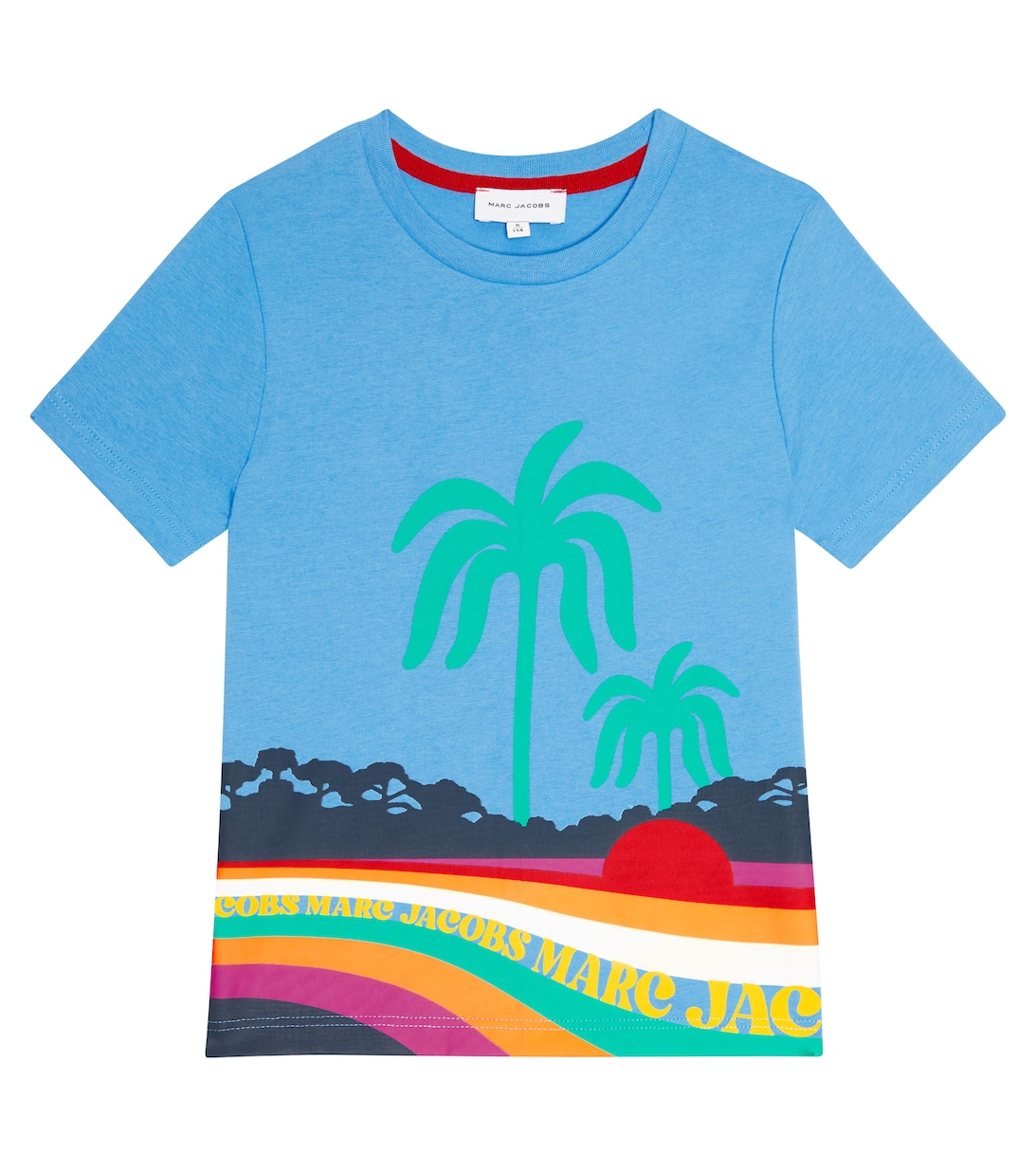 

Хлопковая футболка с принтом Marc Jacobs, разноцветный
