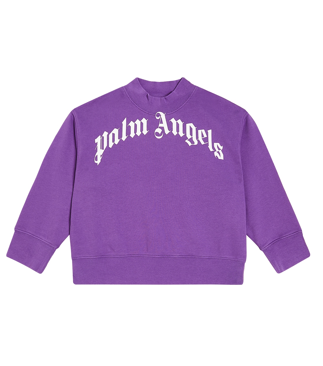 Толстовка с логотипом Palm Angels Kids, фиолетовый