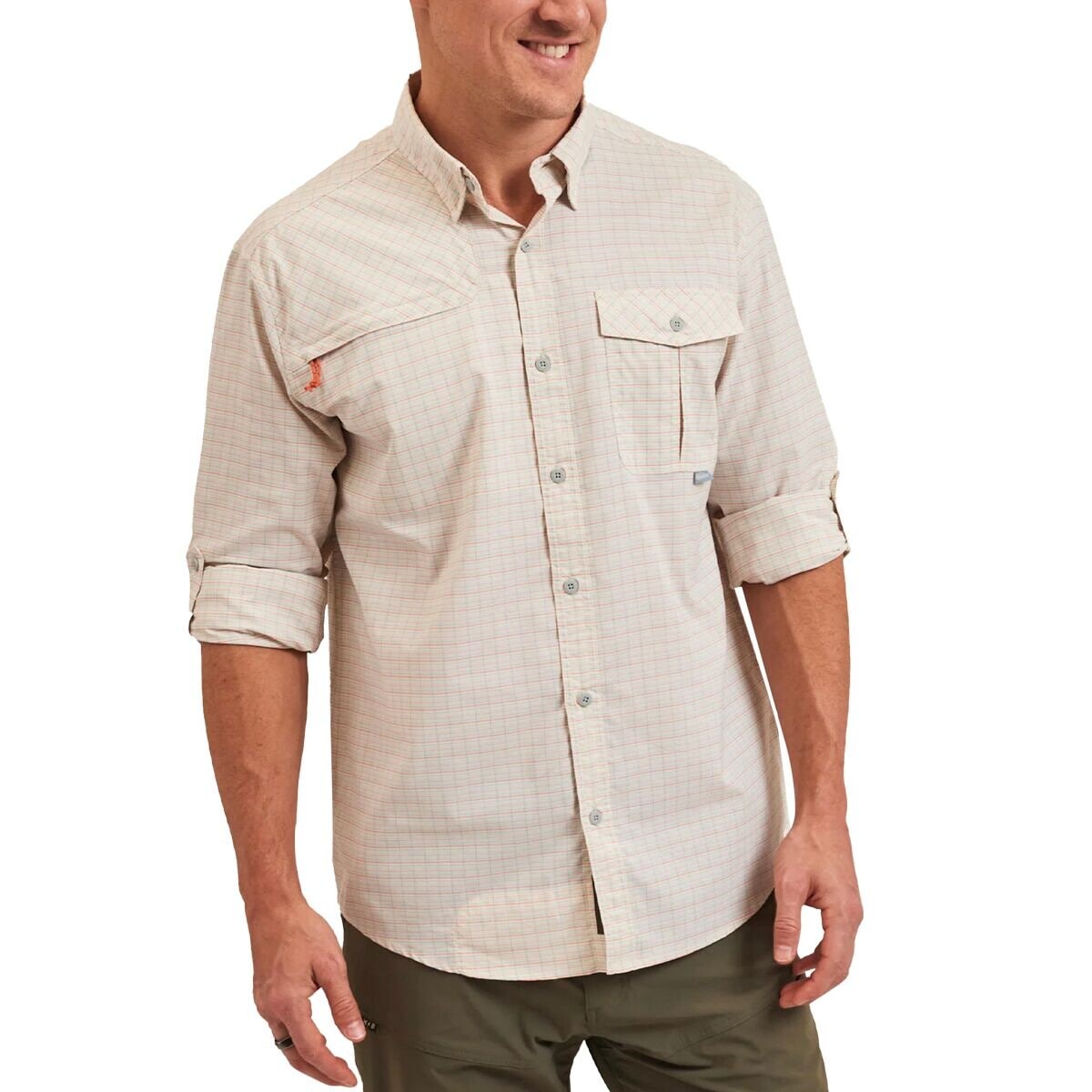 

Рубашка матагорда Howler Brothers, цвет composition plaid/off white