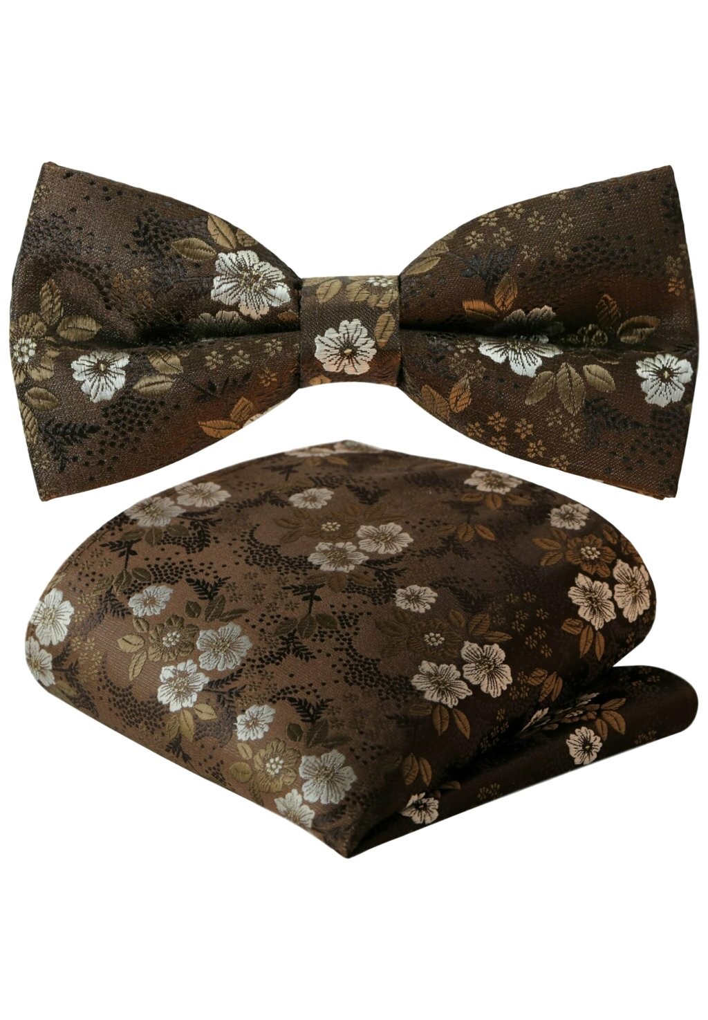 

Нагрудный платок 2 SET Gassani, цвет dunkel braun blumen ivory creme elfenbein