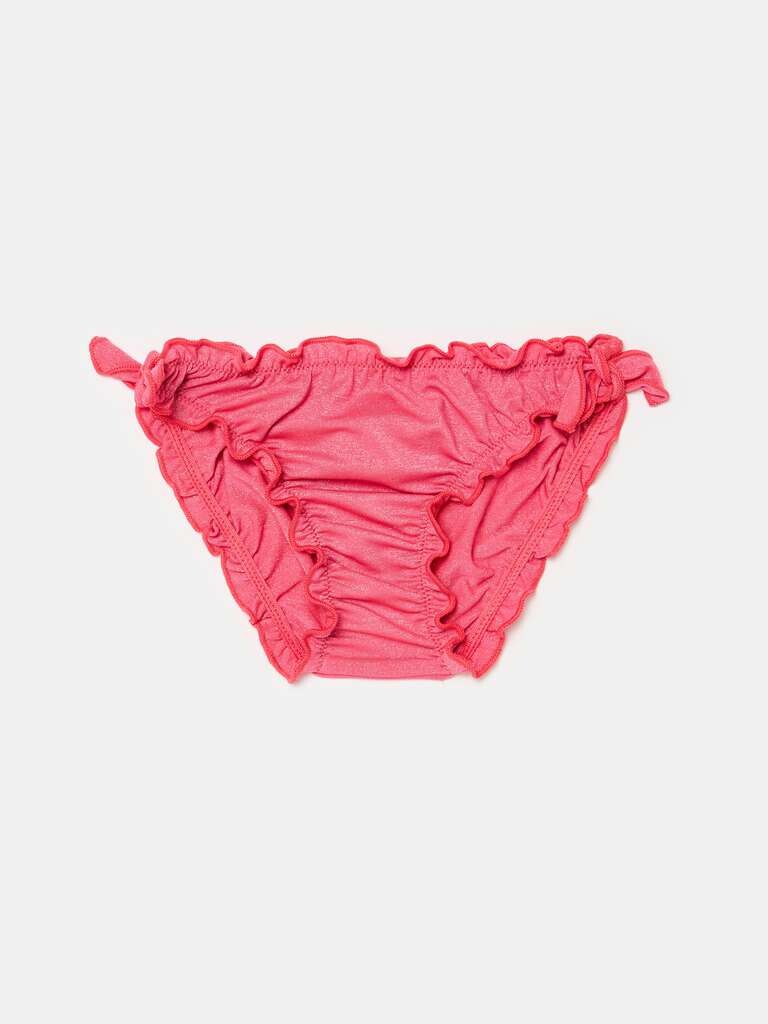Трусики бикини из люрекса Fagottino, цвет coral pink