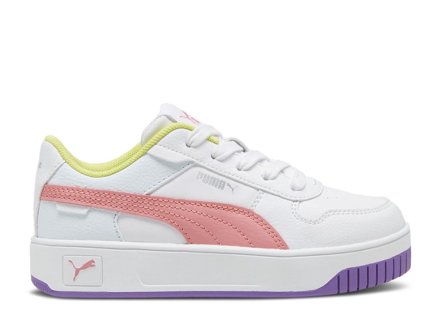 

Кроссовки Puma Carina Street Little Kid 'White Passionfruit', белый