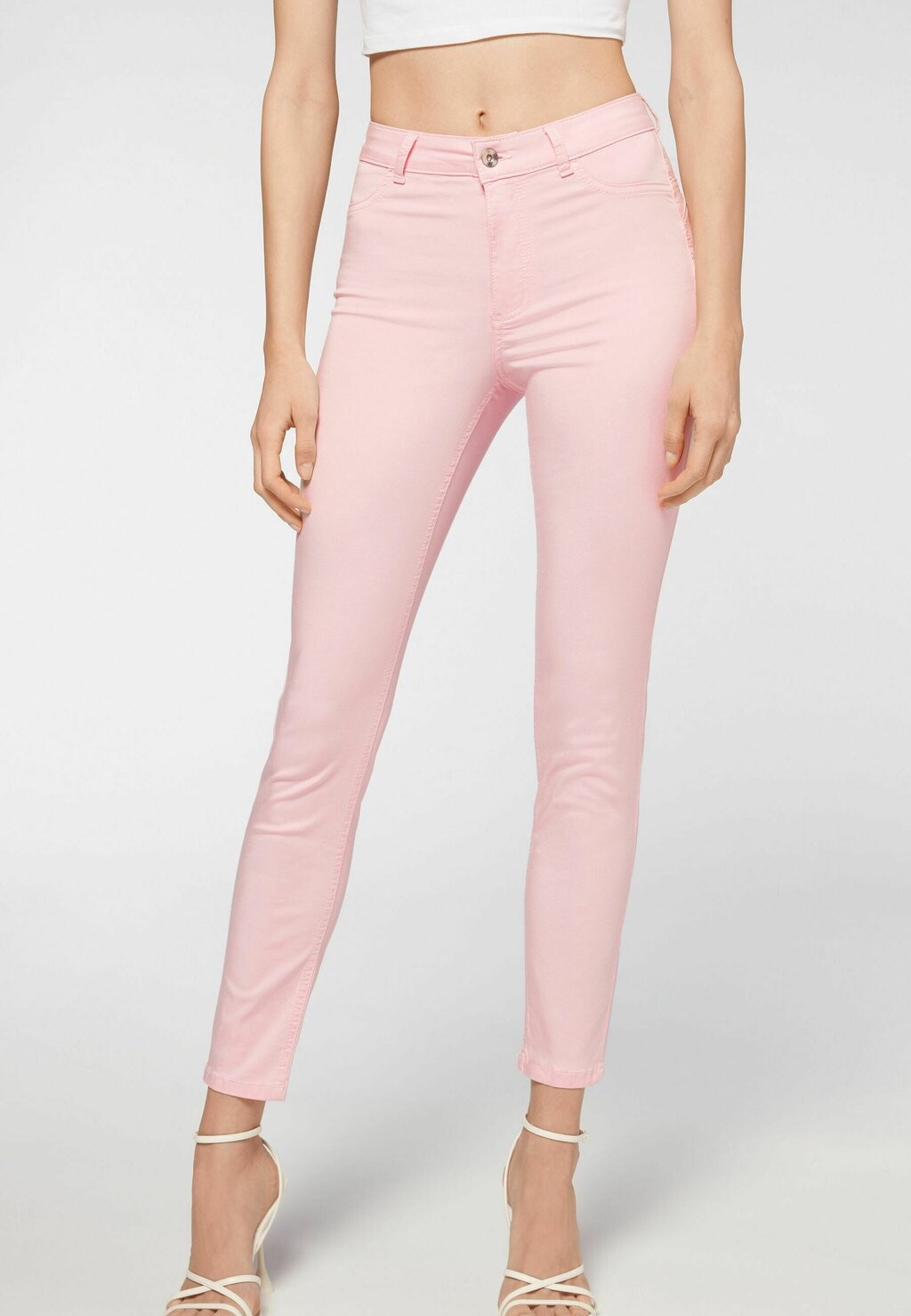 

Джинсы скинни Calzedonia, розовый