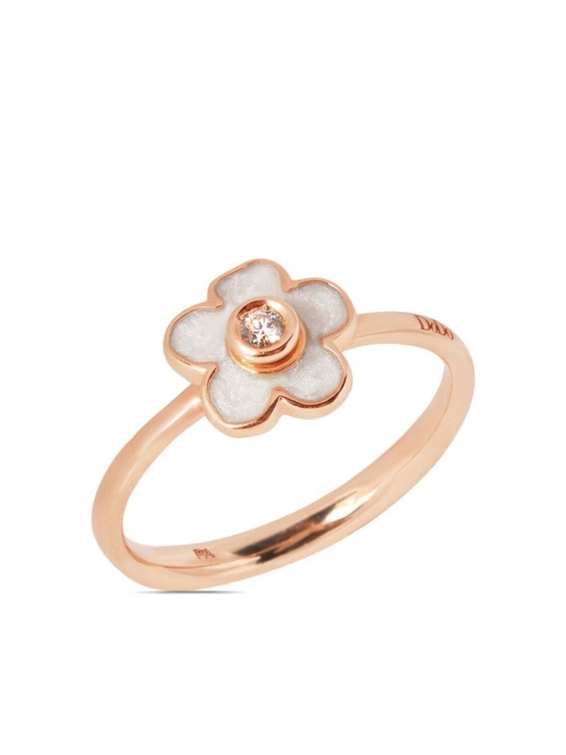 

Кольцо Flower из розового золота с бриллиантами Dodo, розовый