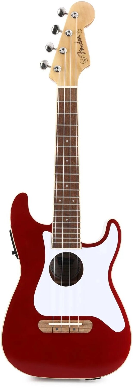 

Новый Fender Fullerton Stratocaster Uke — Candy Apple Red