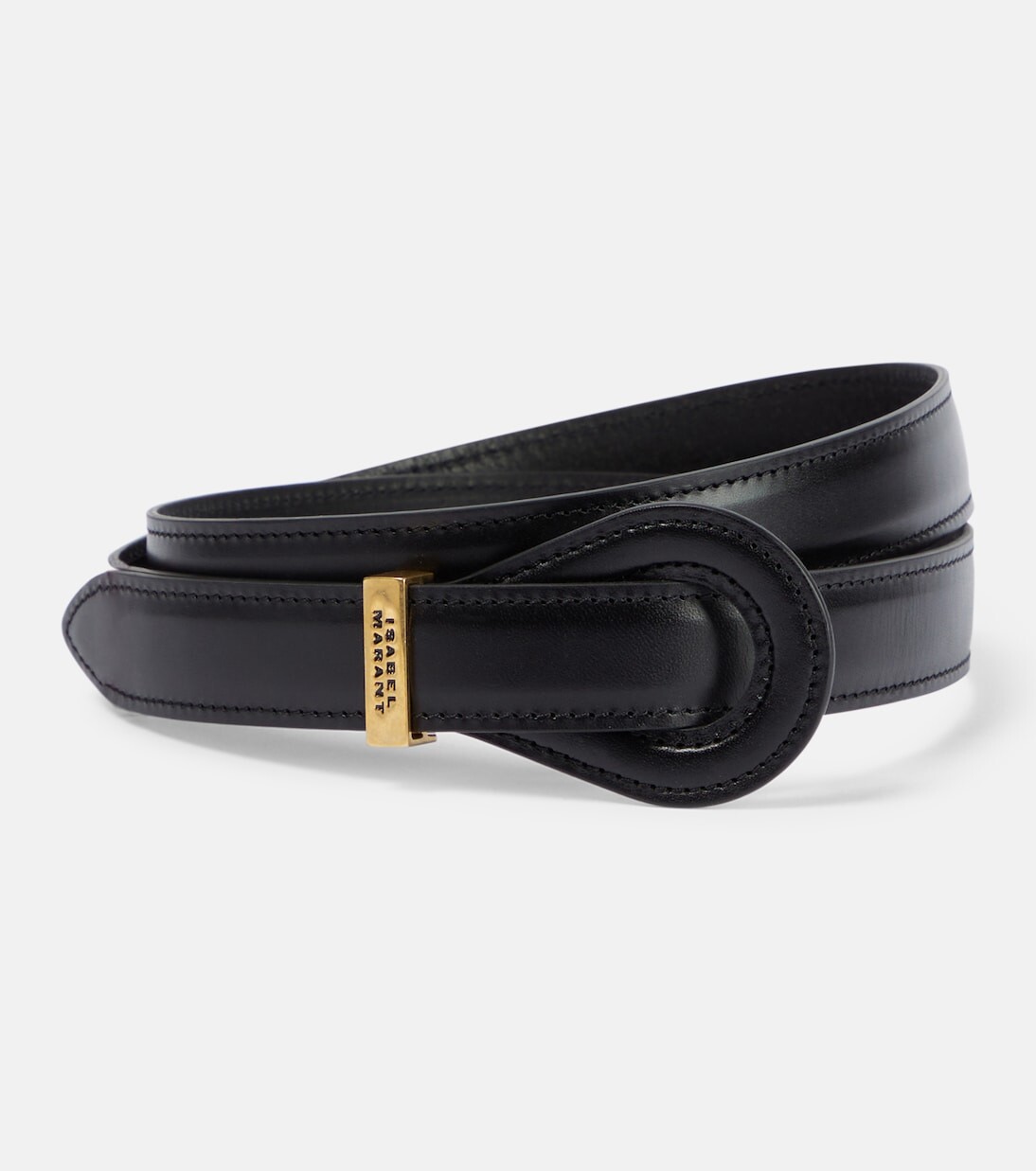 

Кожаный ремень brindi Isabel Marant, черный