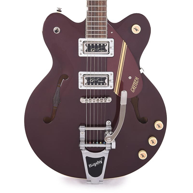 

Электрогитара Gretsch G2604T Limited Edition Streamliner Rally II Center Block with Bigsby Two-Tone Oxblood/Walnut Stain