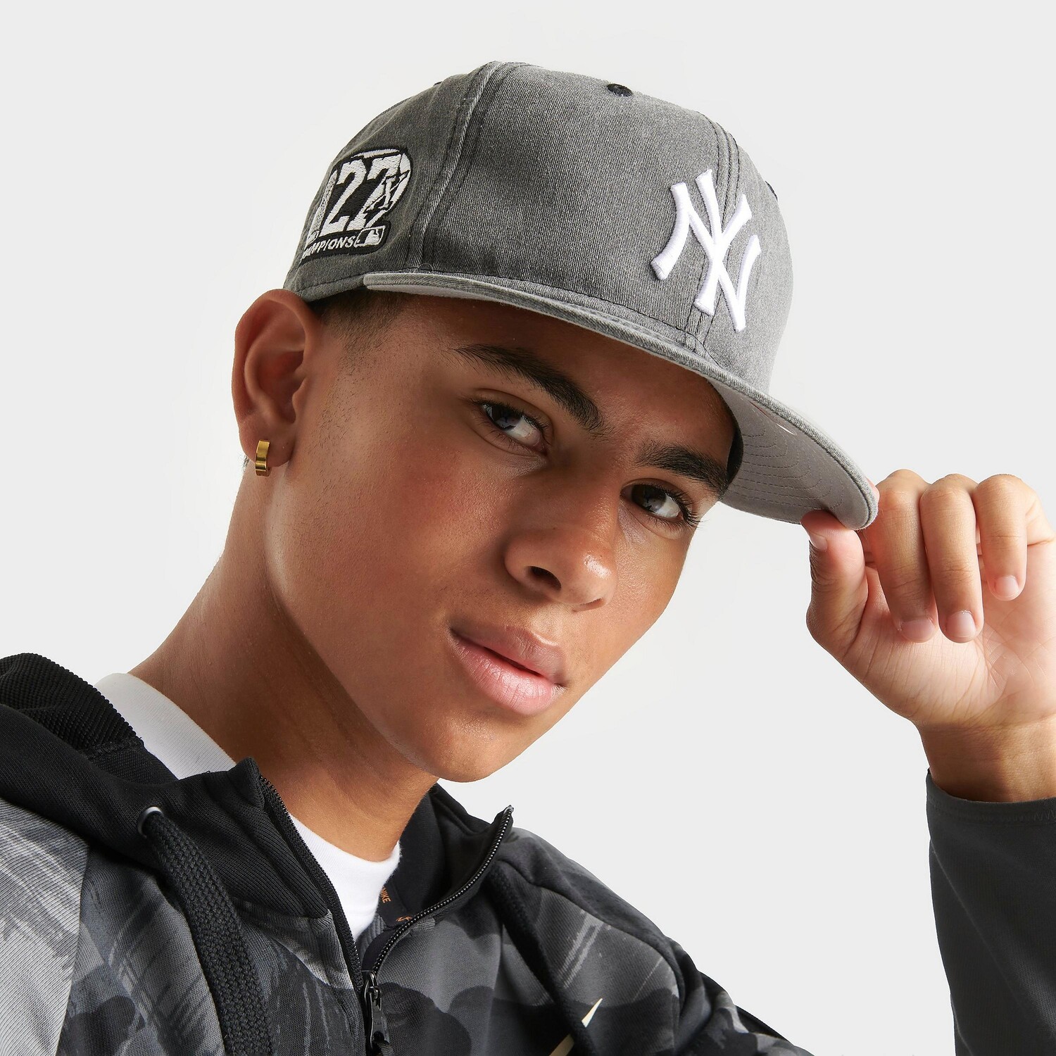 

Помытая кепка New Era New York Yankees MLB 9FIFTY Snapback, черный