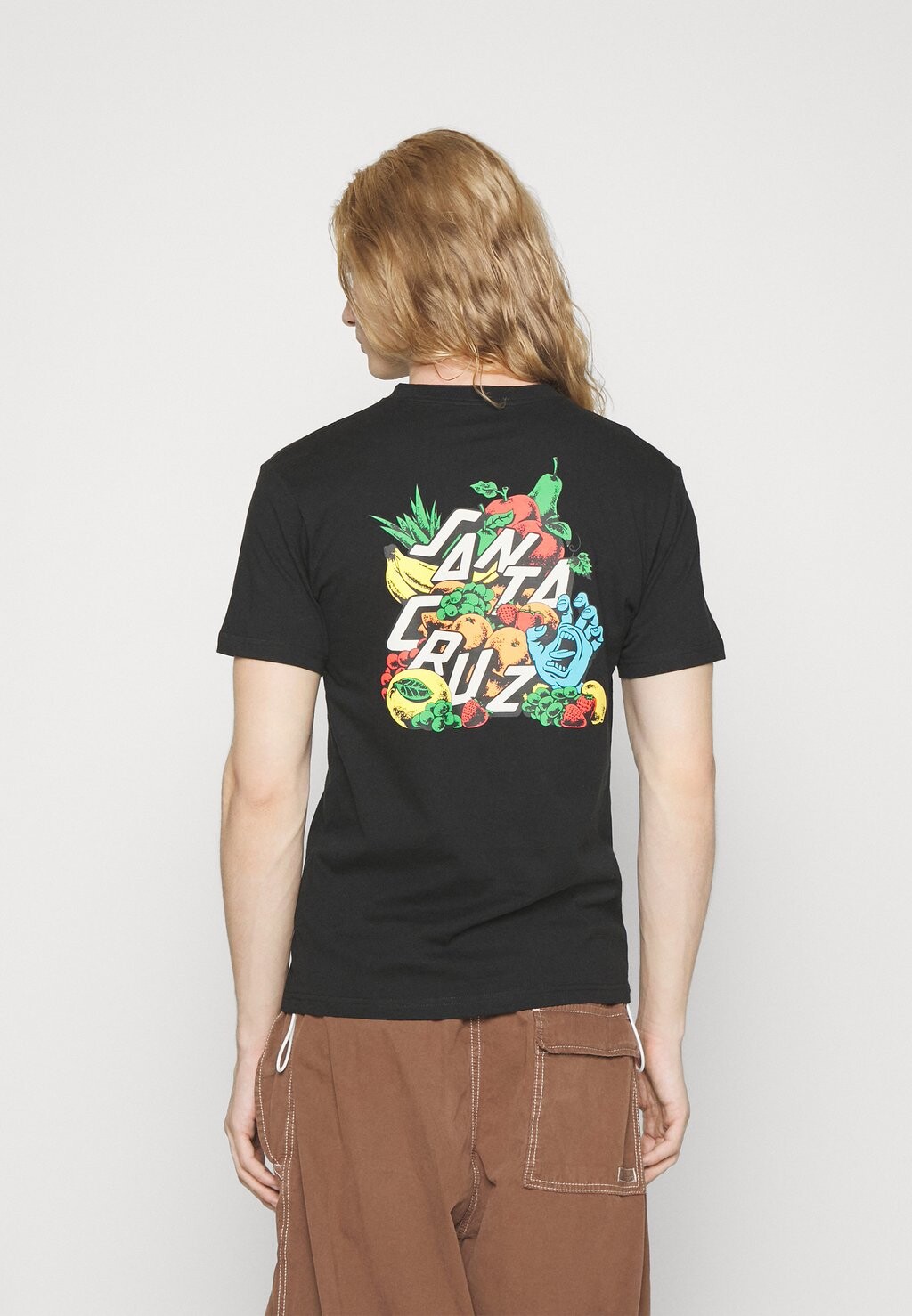 

Футболка с принтом PLATTER UNISEX Santa Cruz, черный