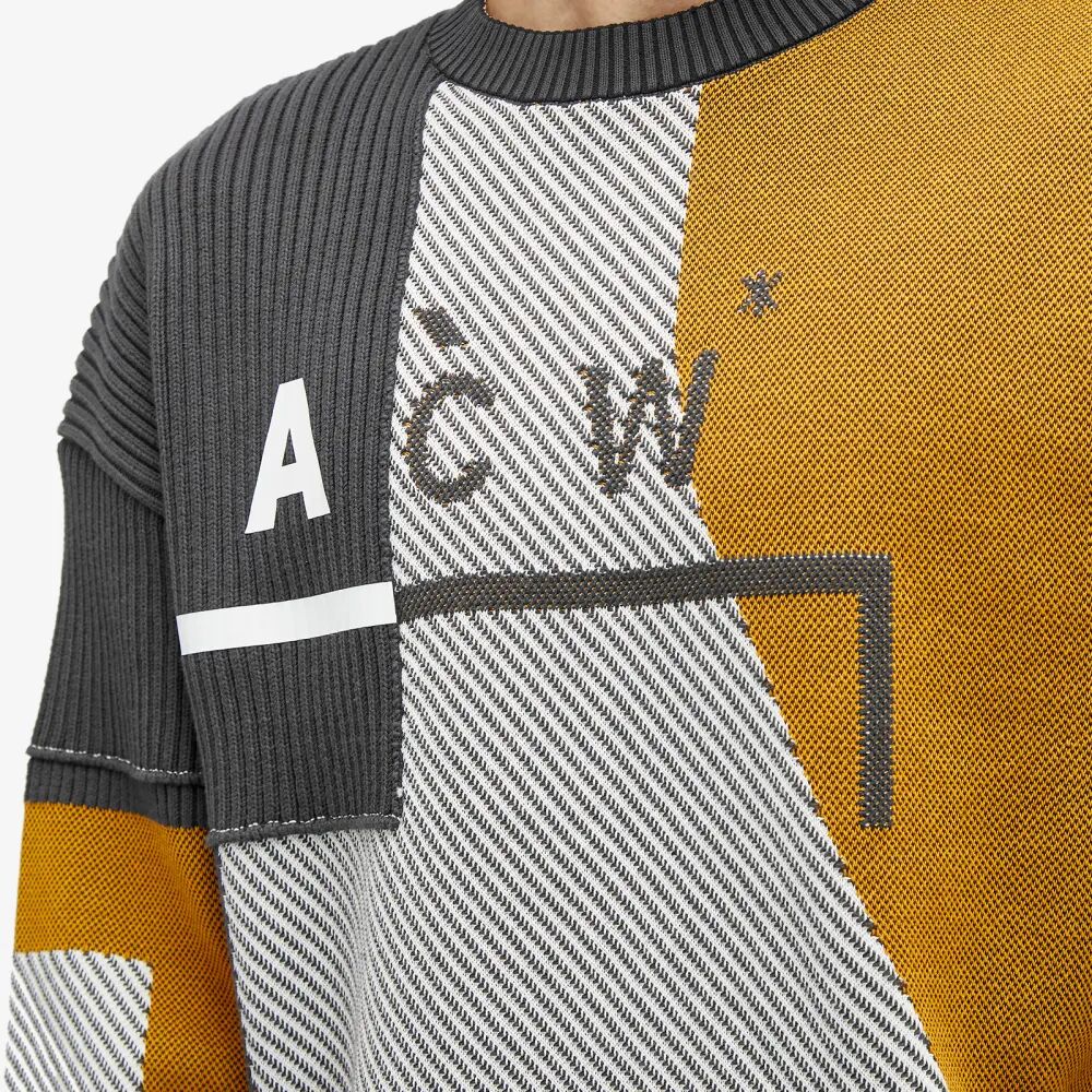 A-COLD-WALL* Свитер с геометрическим рисунком футболка a cold wall хлопок размер s белый