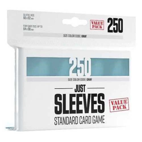 

Чехол для карточек Gamegenic Just Sleeves: Standard Card Game Value Pack: Clear (250) Gamegenic