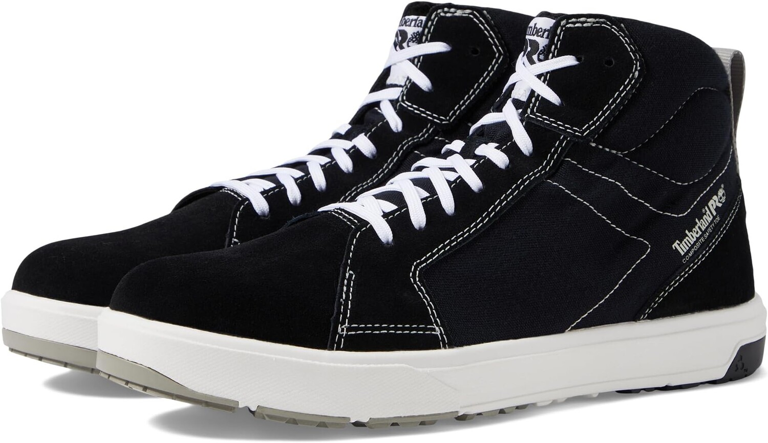

Кроссовки Berkley Hi Composite Safety Toe Timberland PRO, цвет Black/White