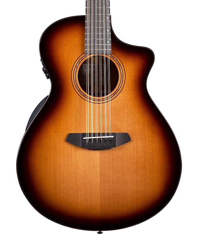 цена Акустическая гитара Breedlove Solo Pro Series Concert 12 String CE Red Cedar- African Mahogany 2023 - Edgeburst