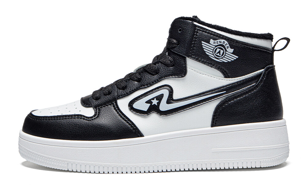 

Кроссовки RENBEN Skateboarding Shoes Unisex High-top, цвет Milan (non-velveted)