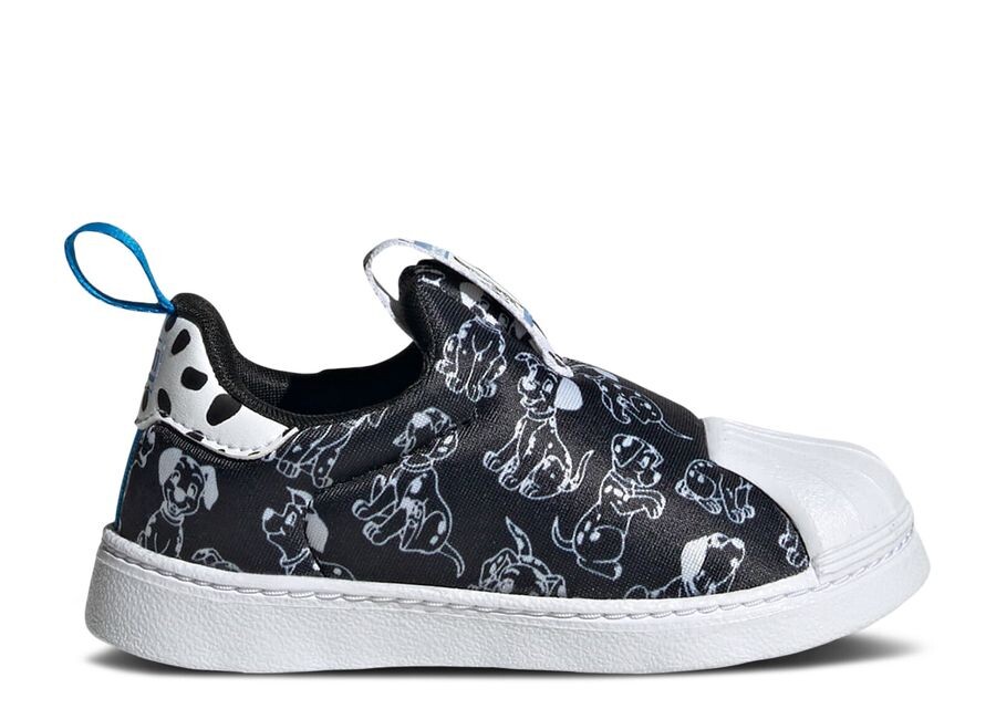 

Кроссовки adidas Disney X Superstar 360 I '101 Dalmatians - Puppy Print', черный