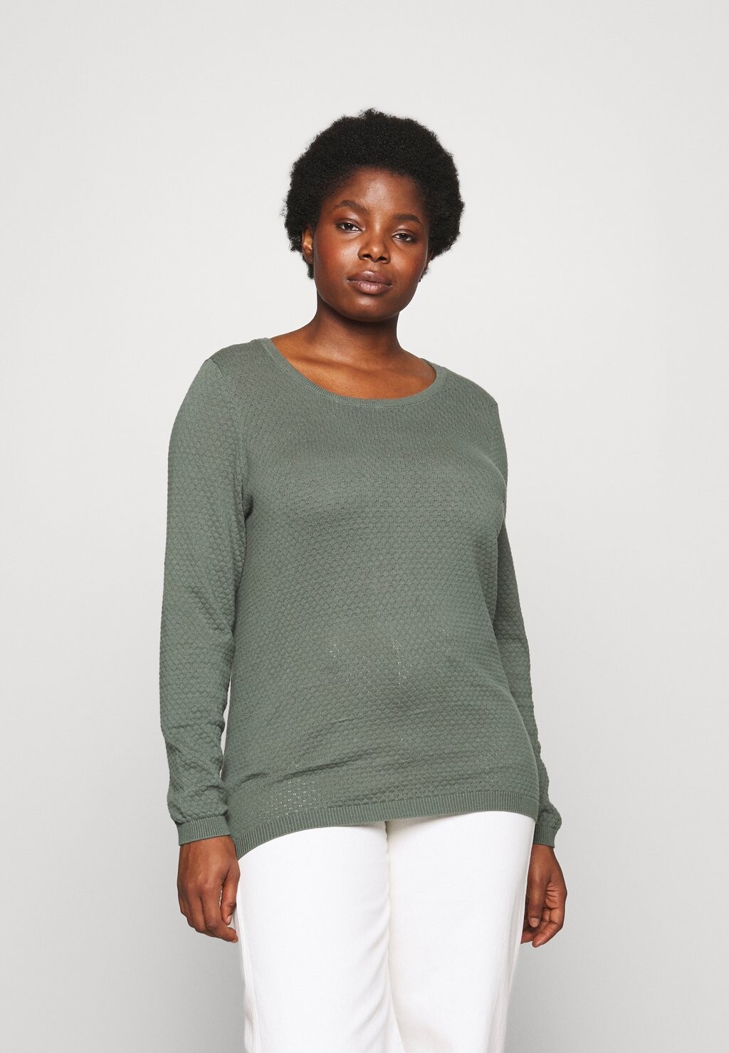

Свитер Vero Moda Vmcare Structure O Neck, темный лес, Серый